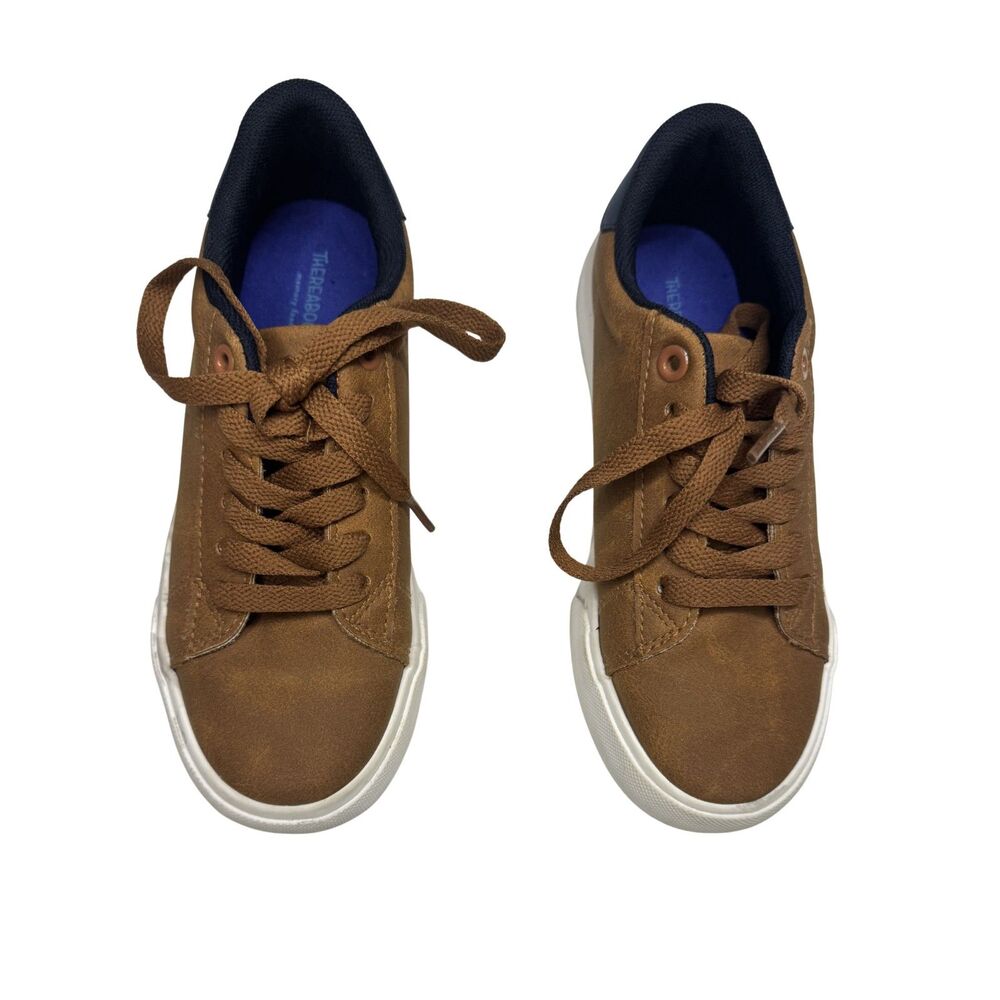 ThereAbouts | Briggs Brown Dress Sneakers | Boys Size 1M